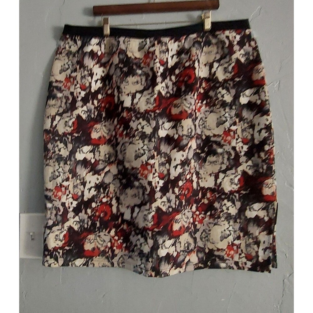 Modamix Skirts Women's Plus 2X Paisley, Elastic Waist, 40 Inch Waist, 20.5 Inch - Picture 3 of 6